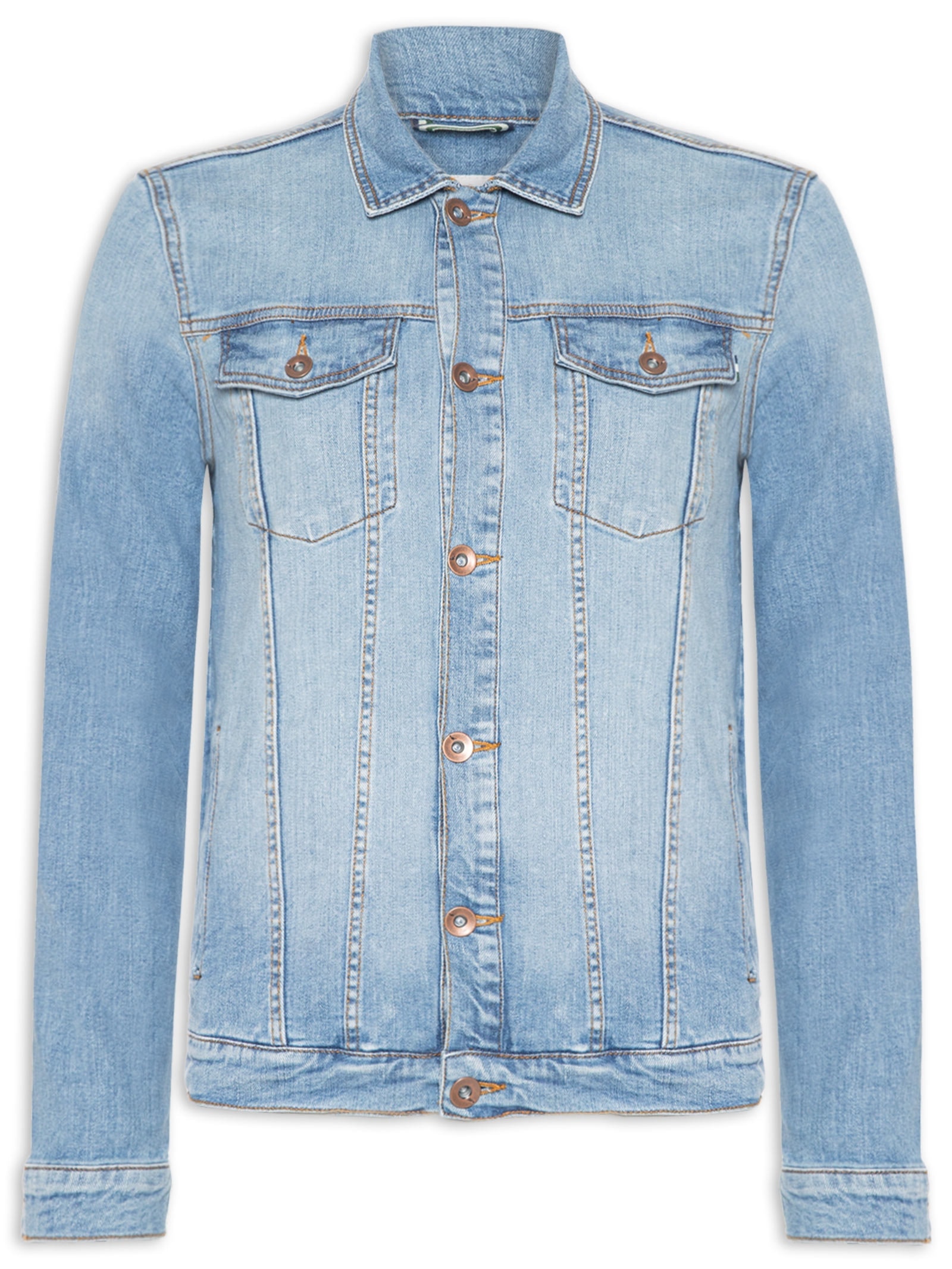 Jaqueta Masculina Trucker Jeans Max - Azul - Reserva