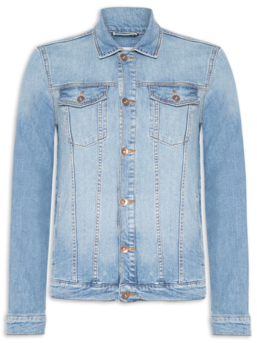 Jaqueta Masculina Trucker Jeans Max - Azul