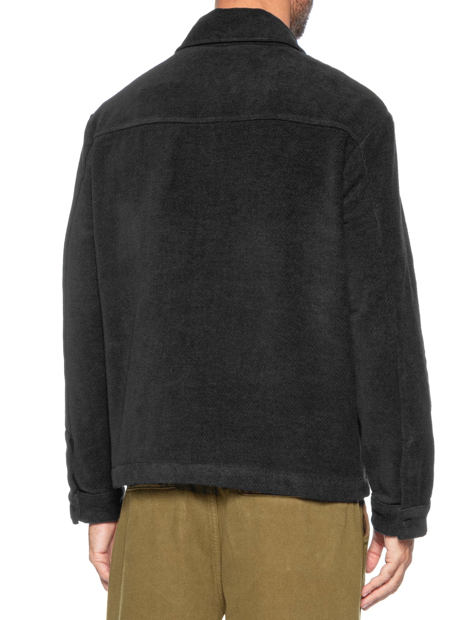 Jaqueta Masculina Tweed Cotton Texture – Preto Osklen