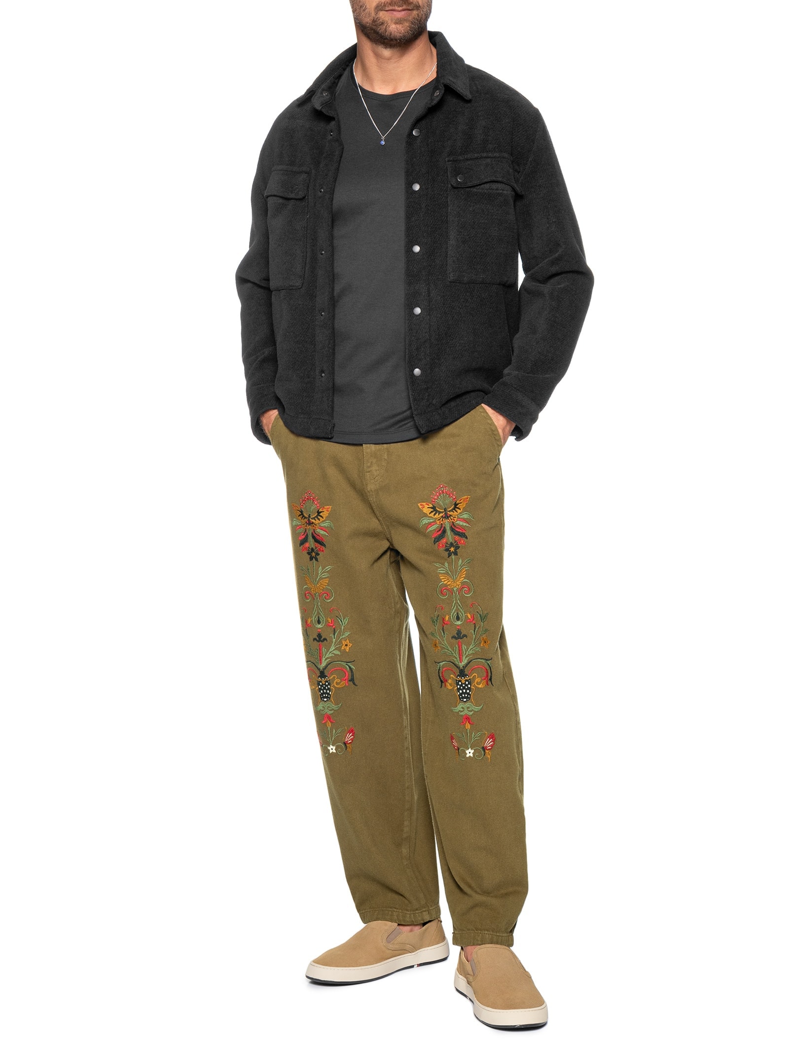 Jaqueta Masculina Tweed Cotton Texture – Preto Osklen