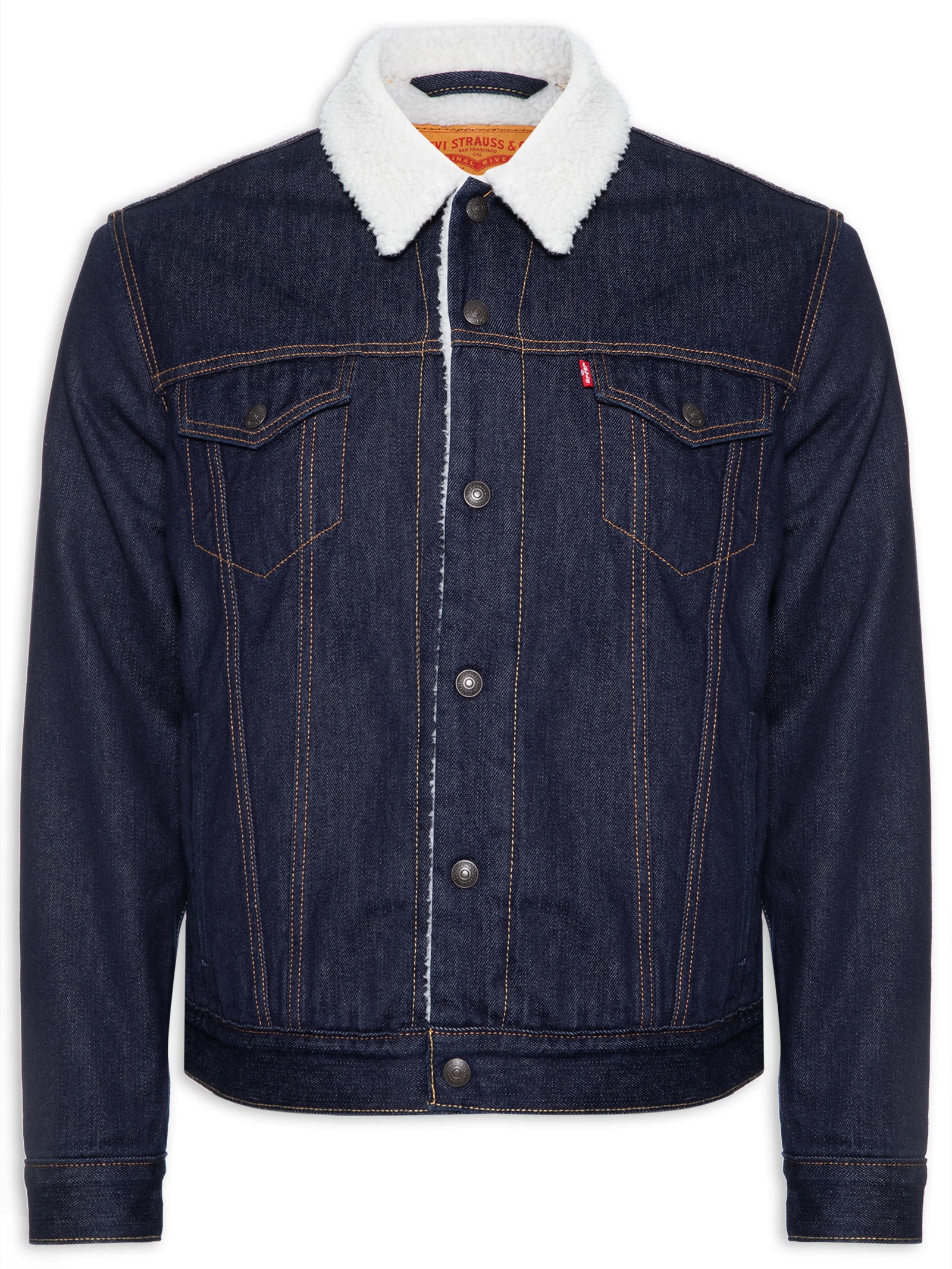 Jaqueta Masculina Type 3 Sherpa Trucker - Levi's - Azul