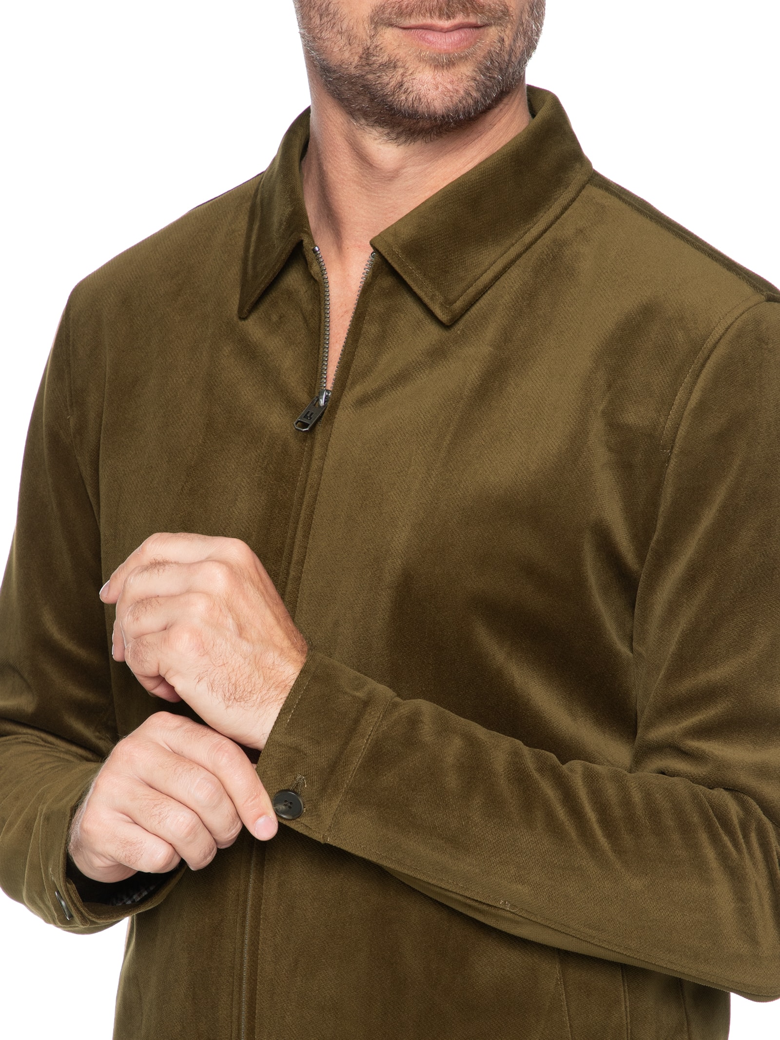 Jaqueta Masculina Veludo Madrid Foxton Marrom