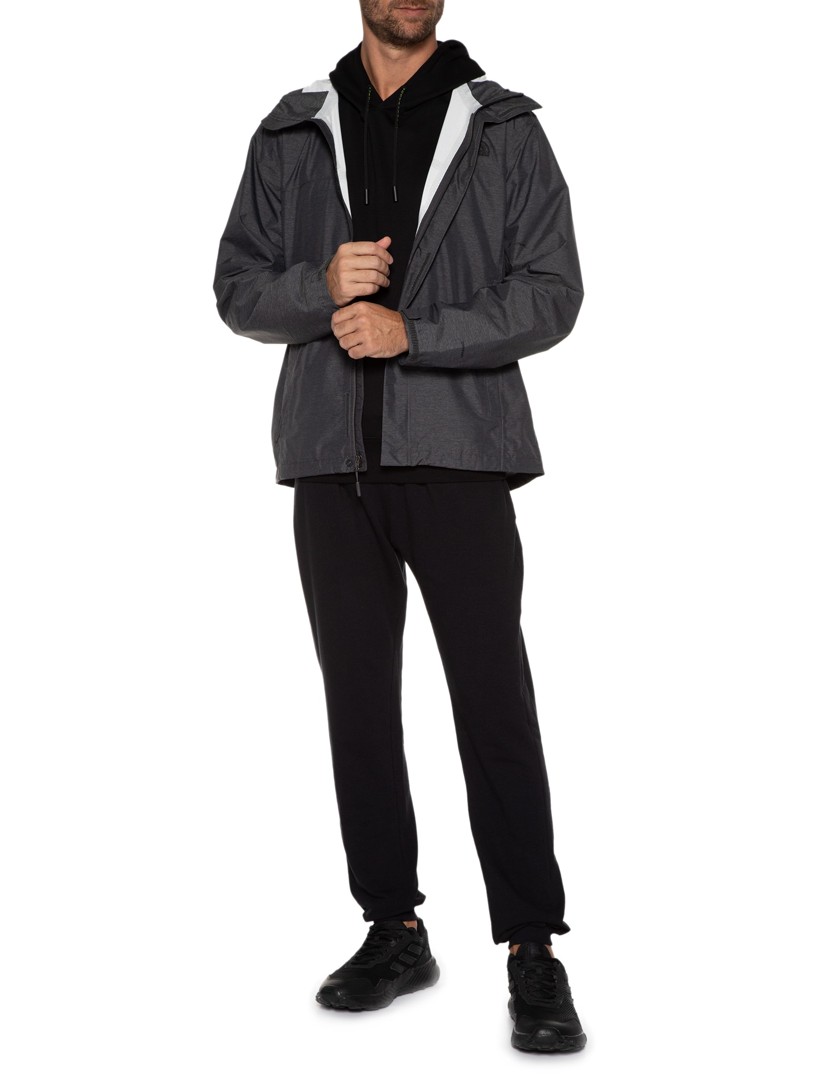 The North Face - Jaqueta Masculina Venture 2 - Cinza