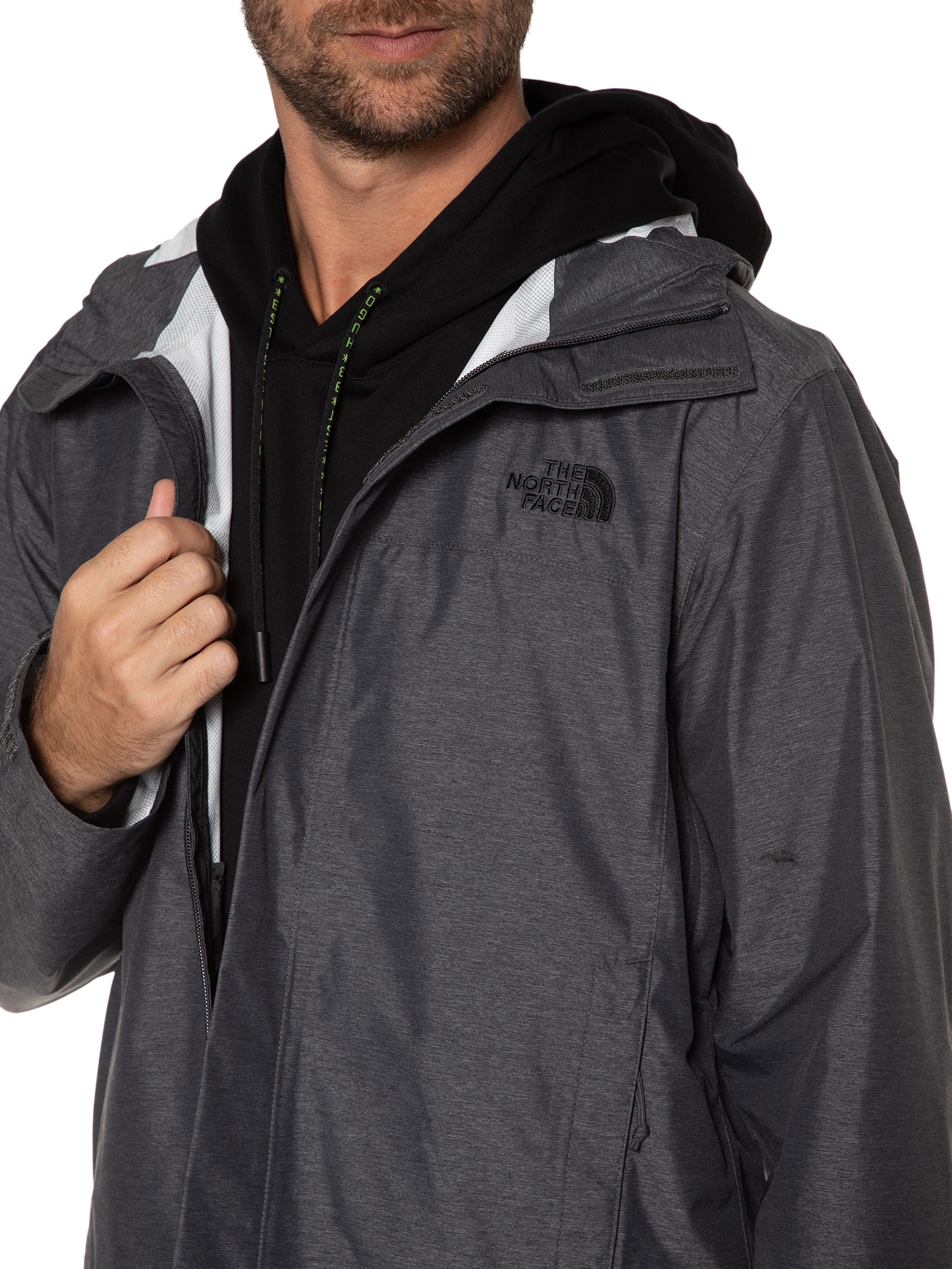 The North Face - Jaqueta Masculina Venture 2 - Cinza