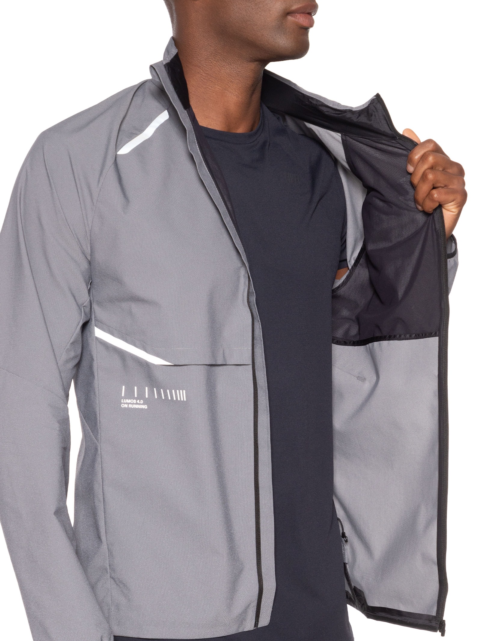 Jaqueta Masculina Weather Lumos - Cinza - On Running
