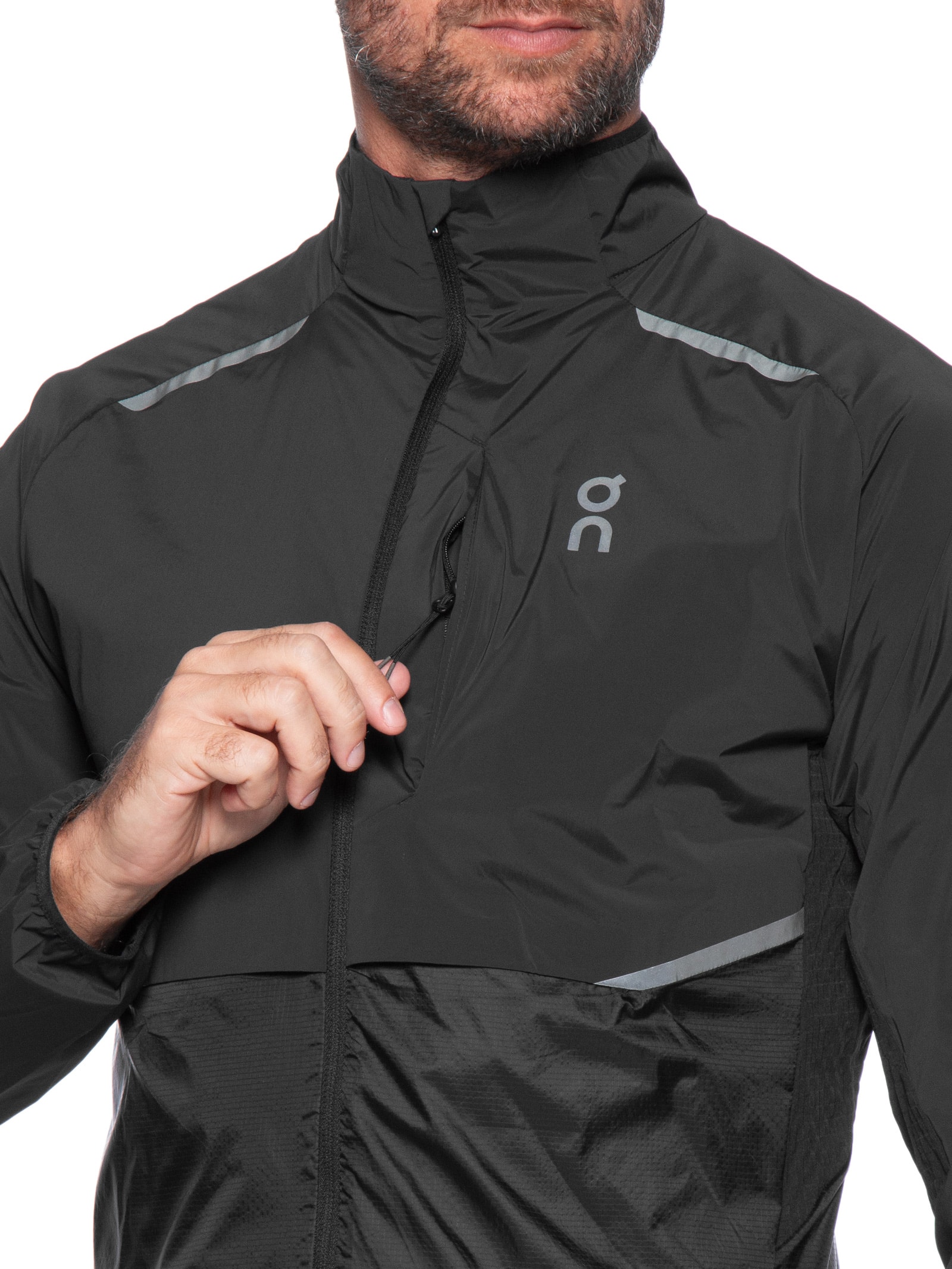 On Running - Jaqueta Masculina Weather - Preto