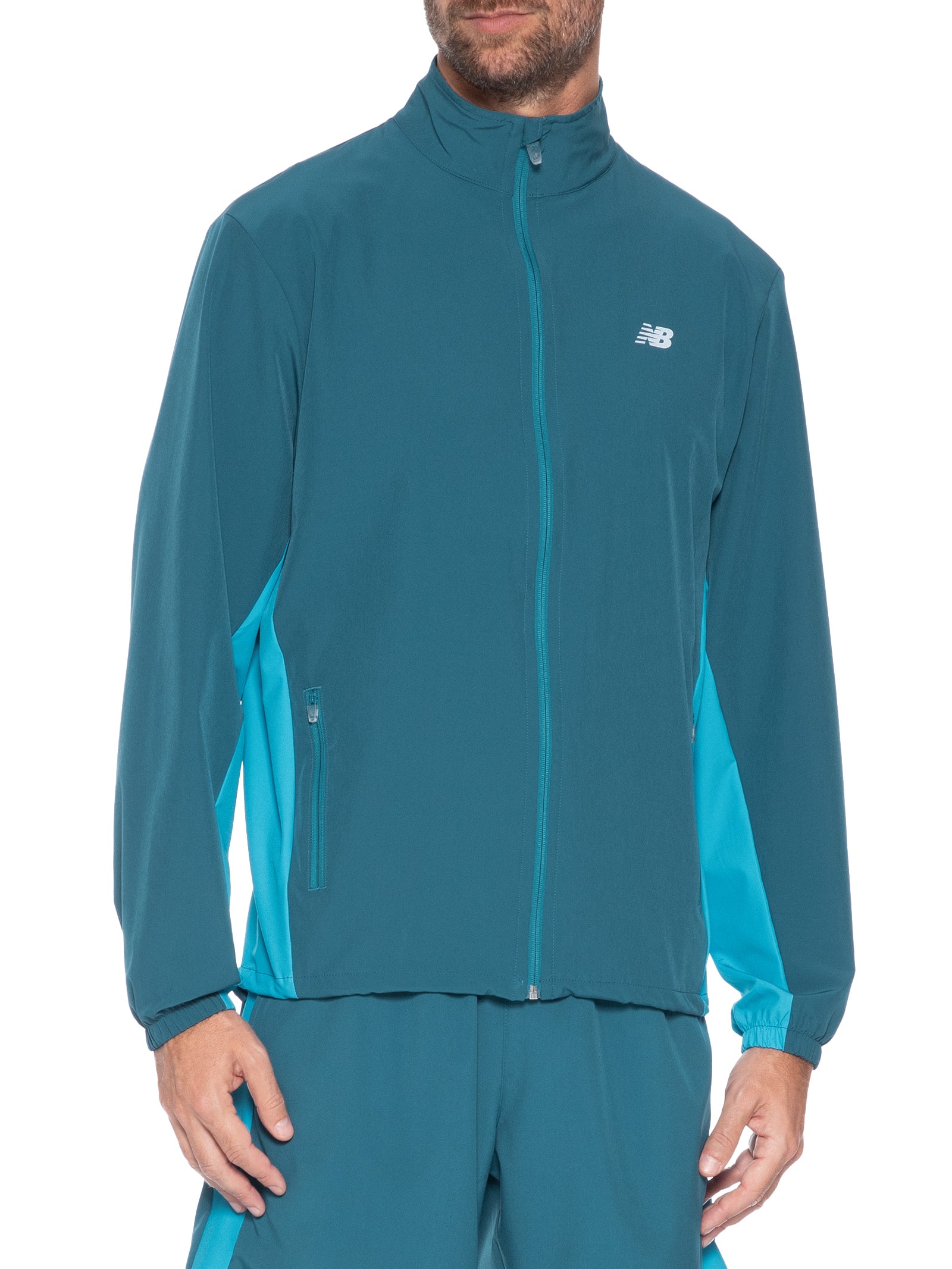 Jaqueta Masculina Windbreak Fast Days Azul New Balance