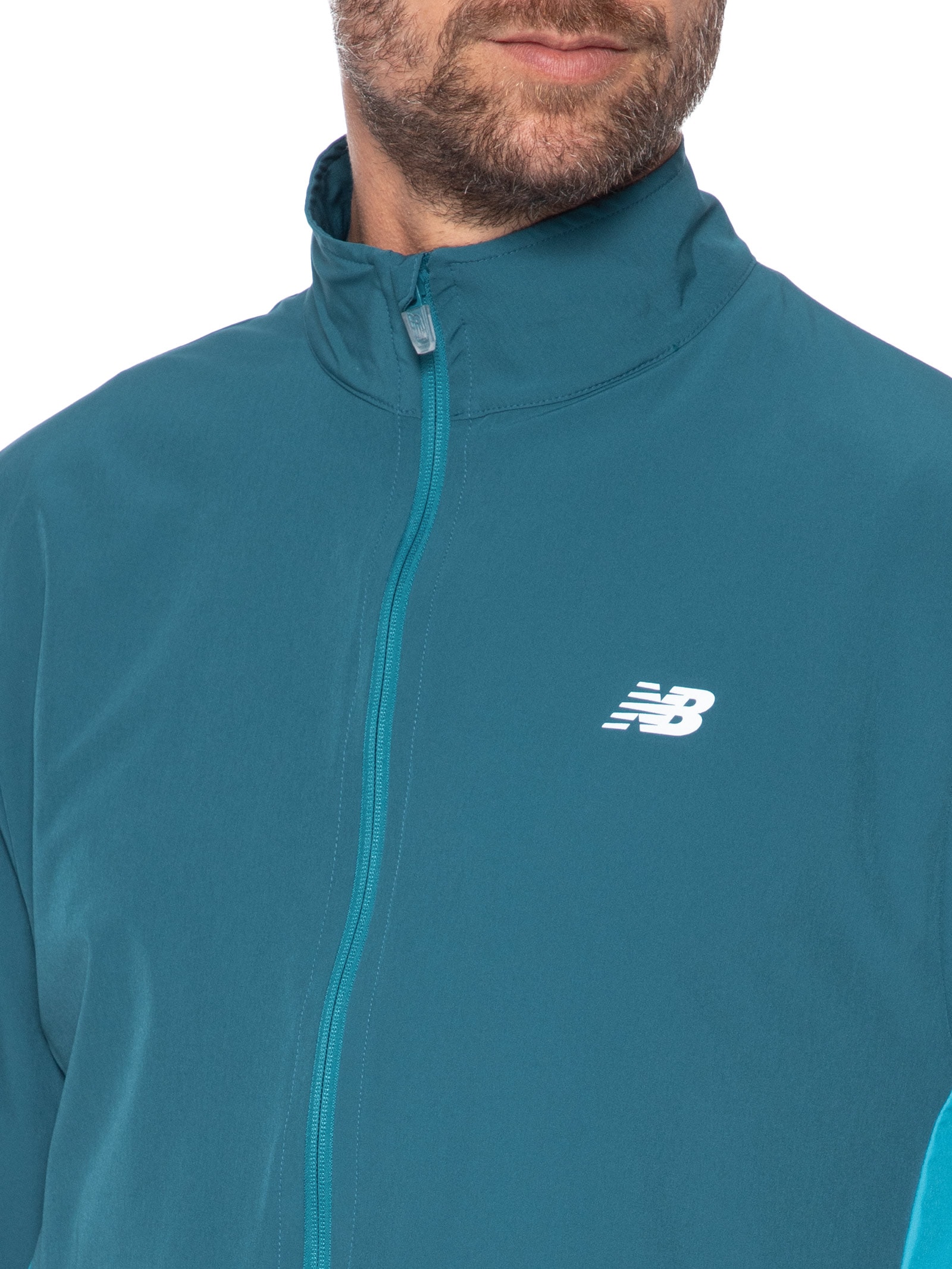 Jaqueta Masculina Windbreak Fast Days Azul New Balance