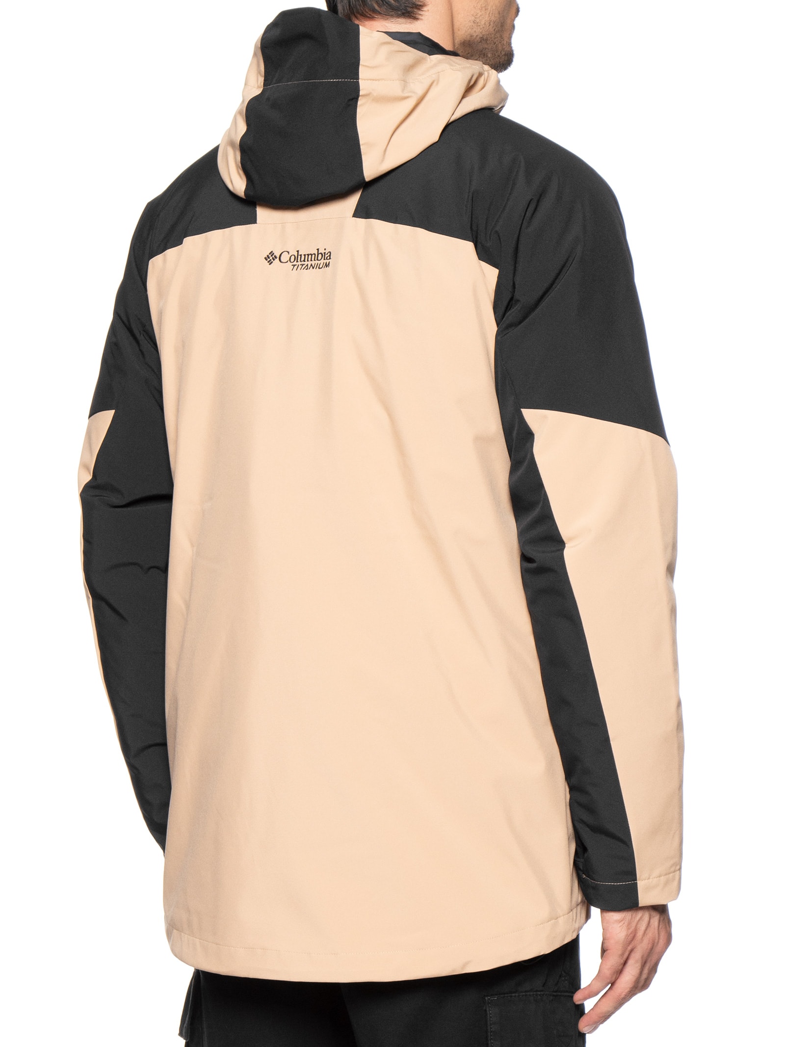 Jaqueta Masculina Winter District II Interchange Com Capuz Bege Columbia