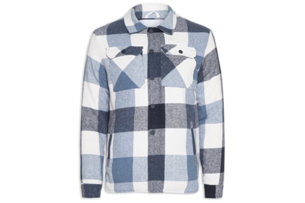 Jaqueta Masculina Xadrez - Azul