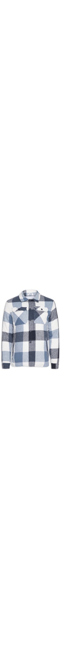 Jaqueta Masculina Xadrez - Azul