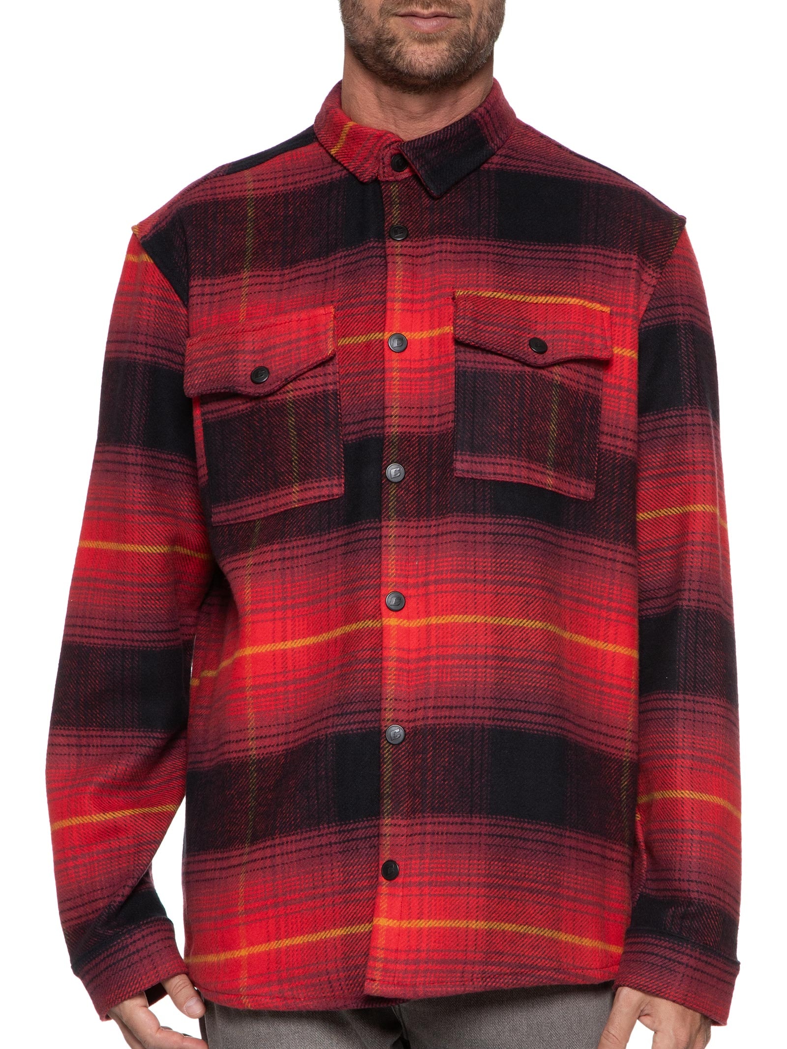 Colcci Jaqueta Masculina Xadrez Vermelho - Main Image