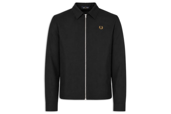 Jaqueta Overshirt Masculina Poplin - Preto