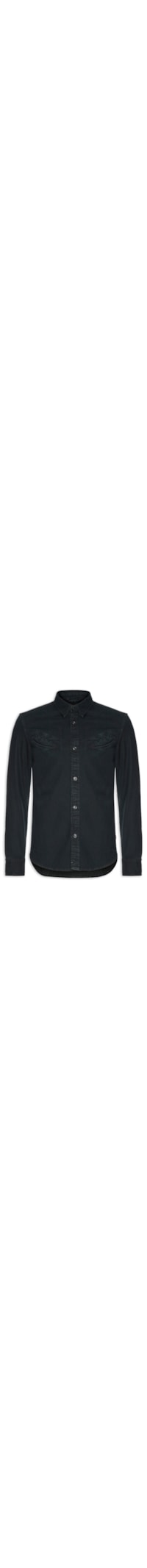 Jaqueta Overshirt Masculina Smiley Western - Preto