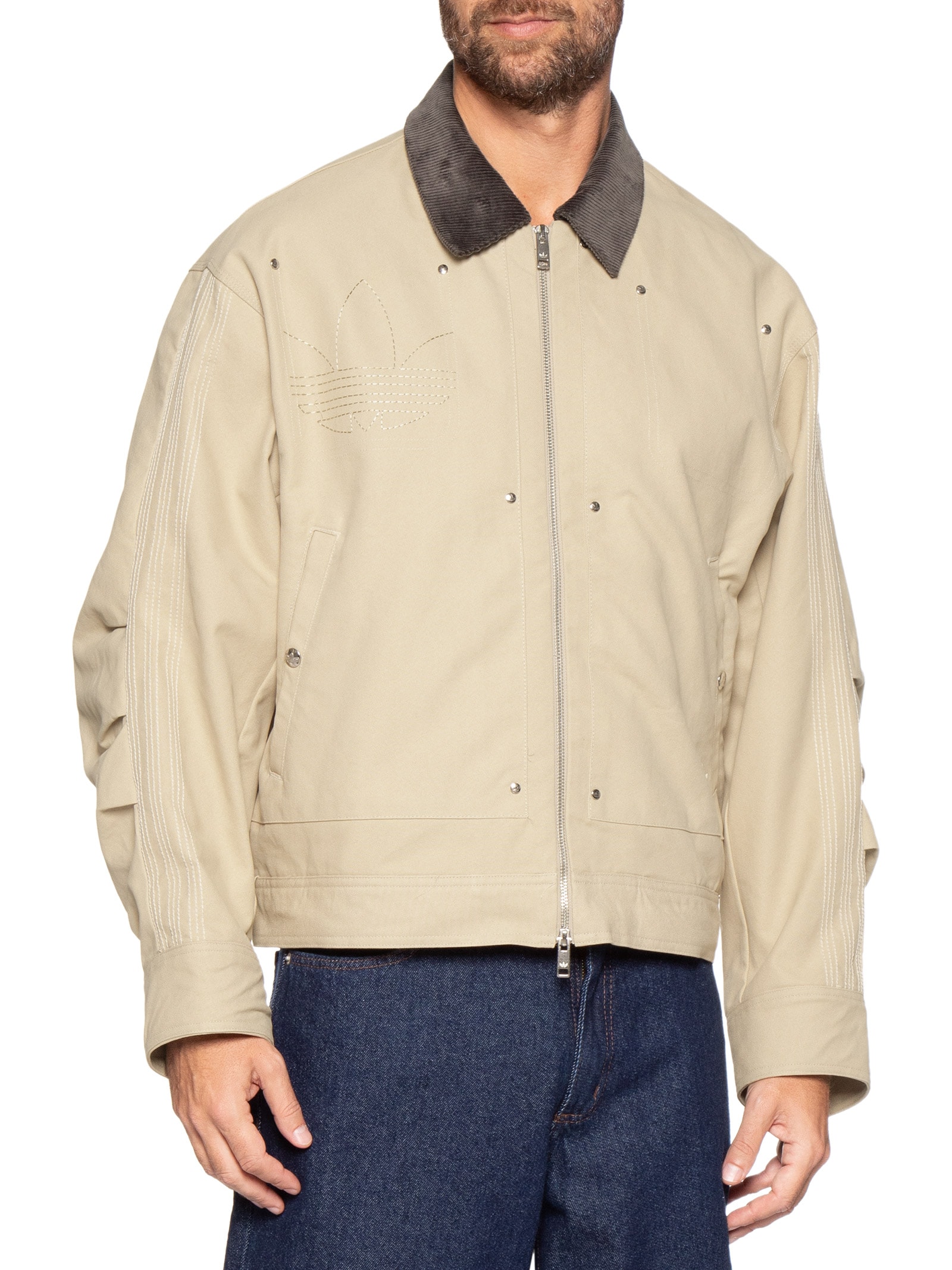 Jaqueta Premium Essentials Marrom Adidas Originals