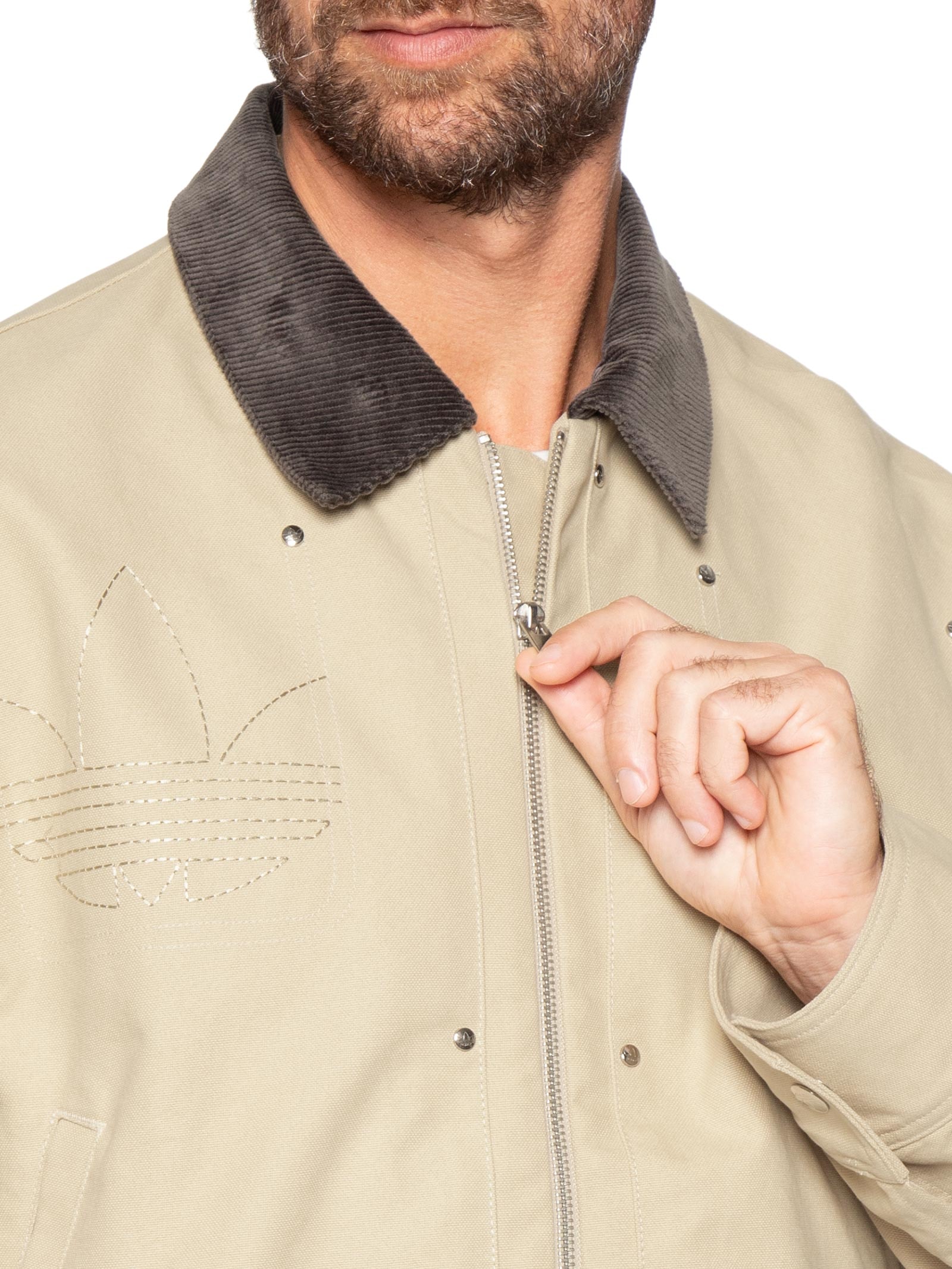 Jaqueta Premium Essentials Marrom Adidas Originals