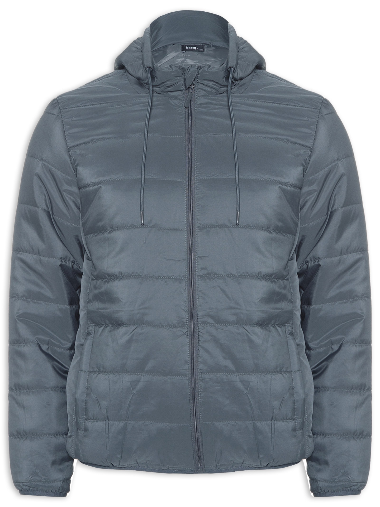 Jaqueta Puffer Cinza Basiq Men