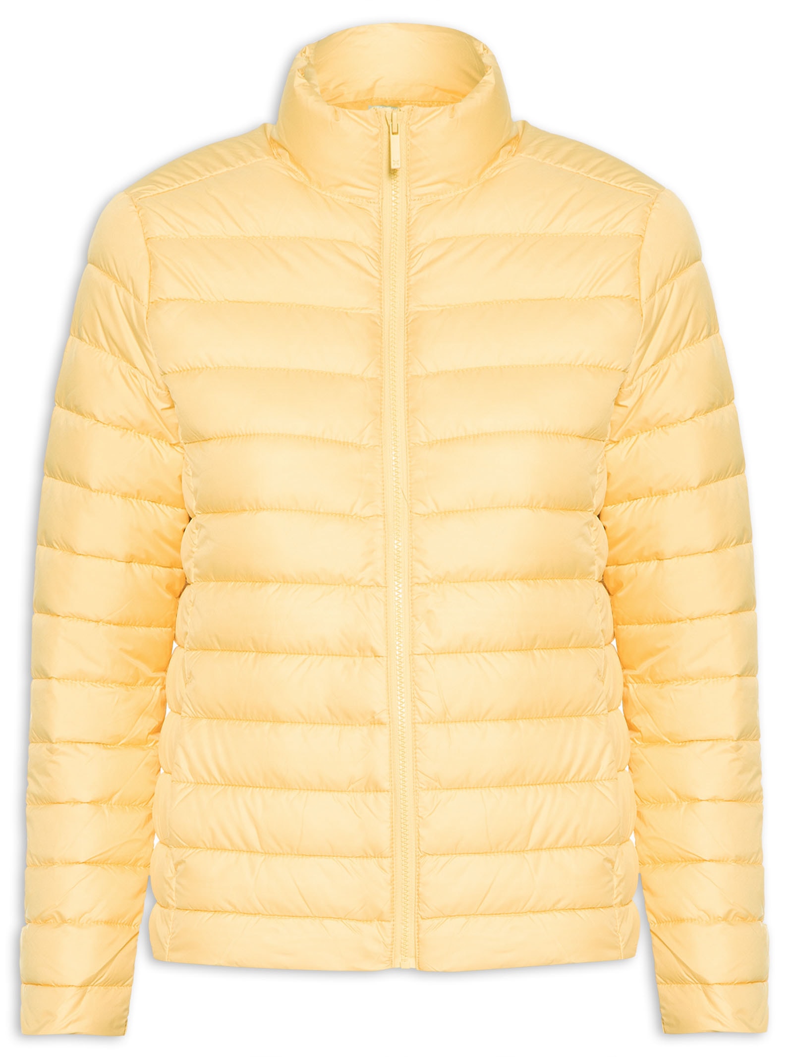 Jaqueta Puffer Feminina Amarela