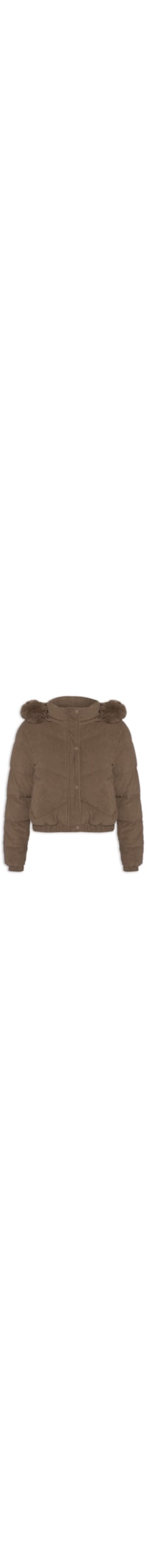 Jaqueta Puffer Feminina - Marrom
