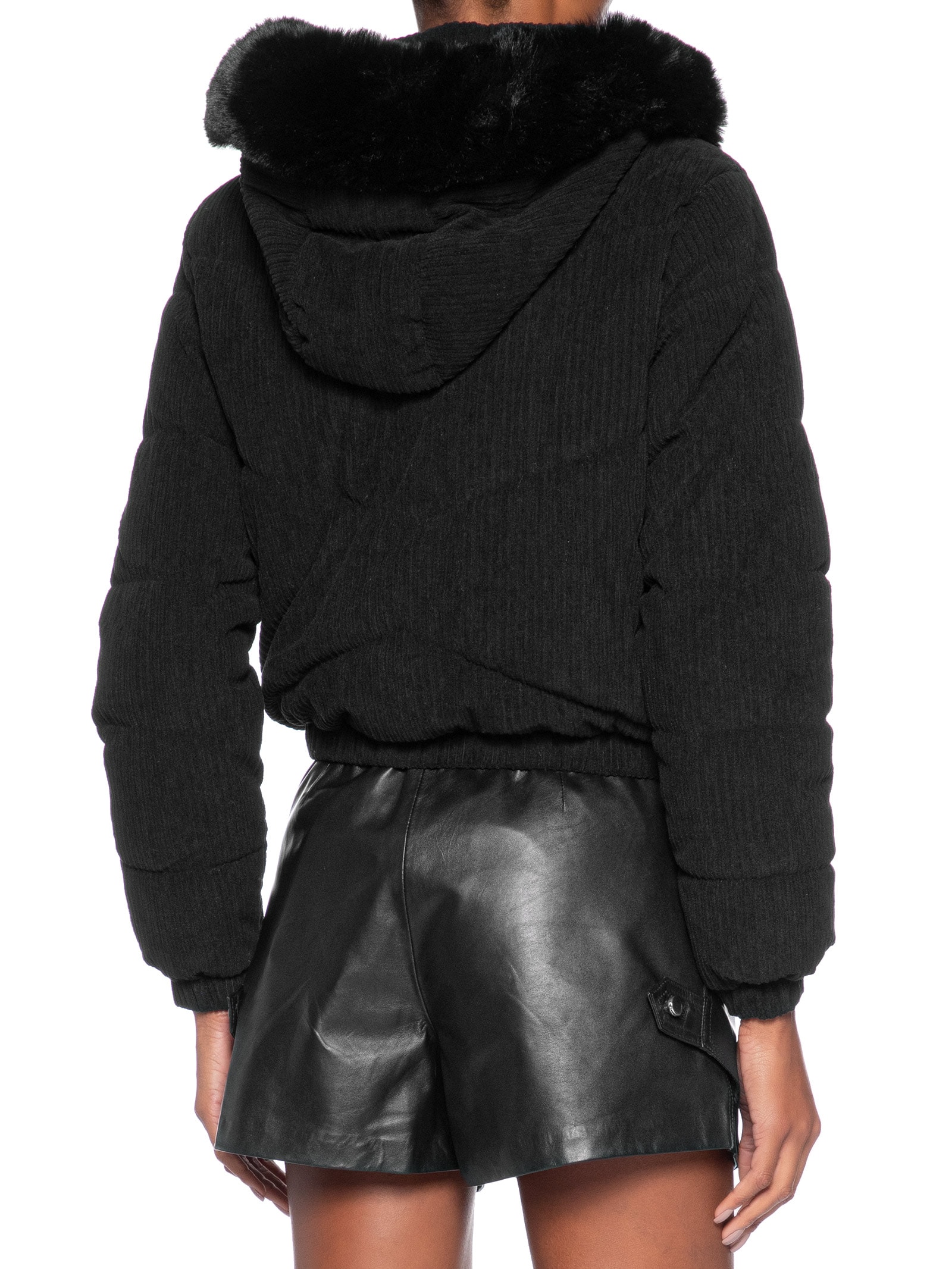 Jaqueta Puffer Feminina Preto Market 33
