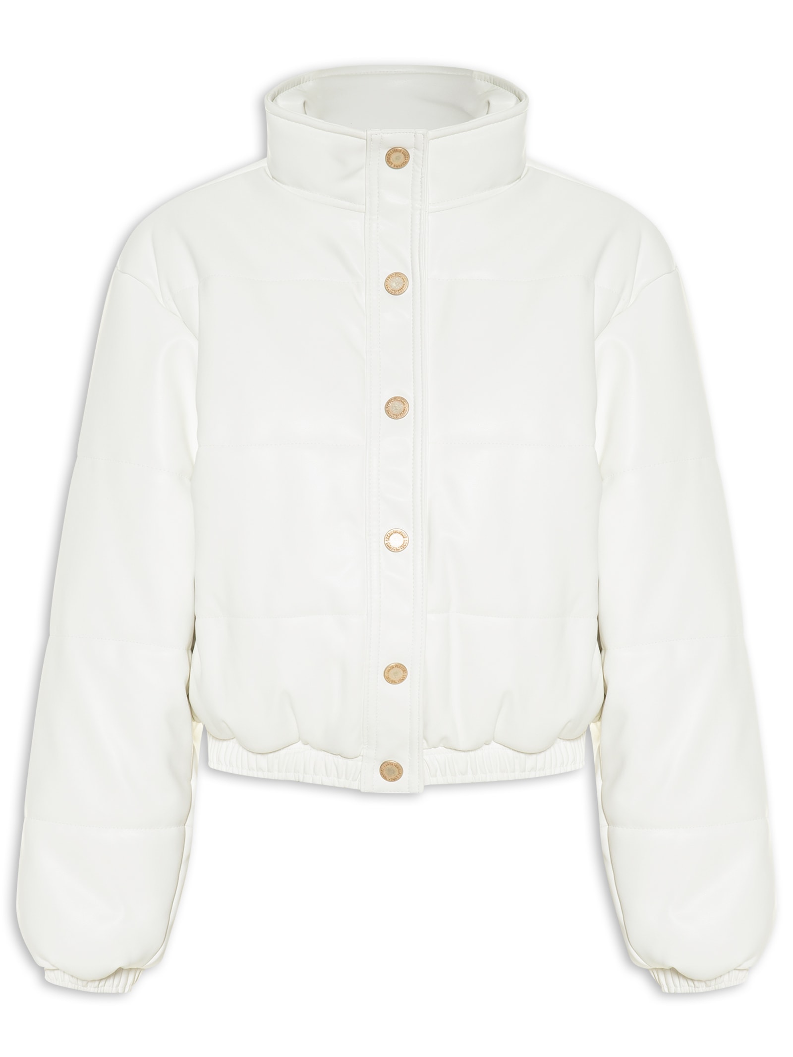 OHGA オーガ BUBBLE JK バブルジャケット ホワイト ブルゾン Jaqueta Puffer Gola Alta - Off White - Lança Perfume