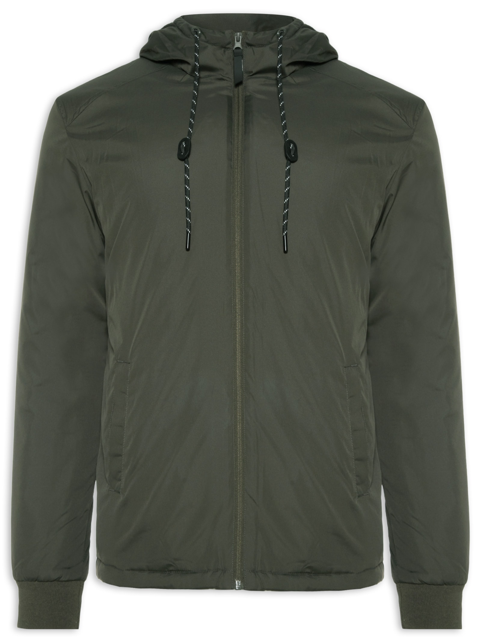 Jaqueta Puffer Masculina Acolchoada Cinza Hering