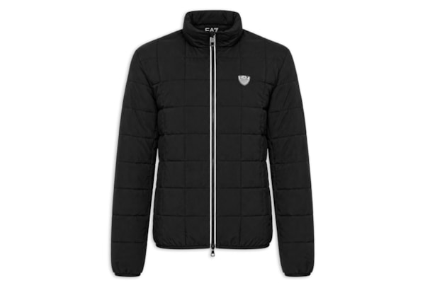 Jaqueta Puffer Masculina Brasão Train Premium Thermore – Preto