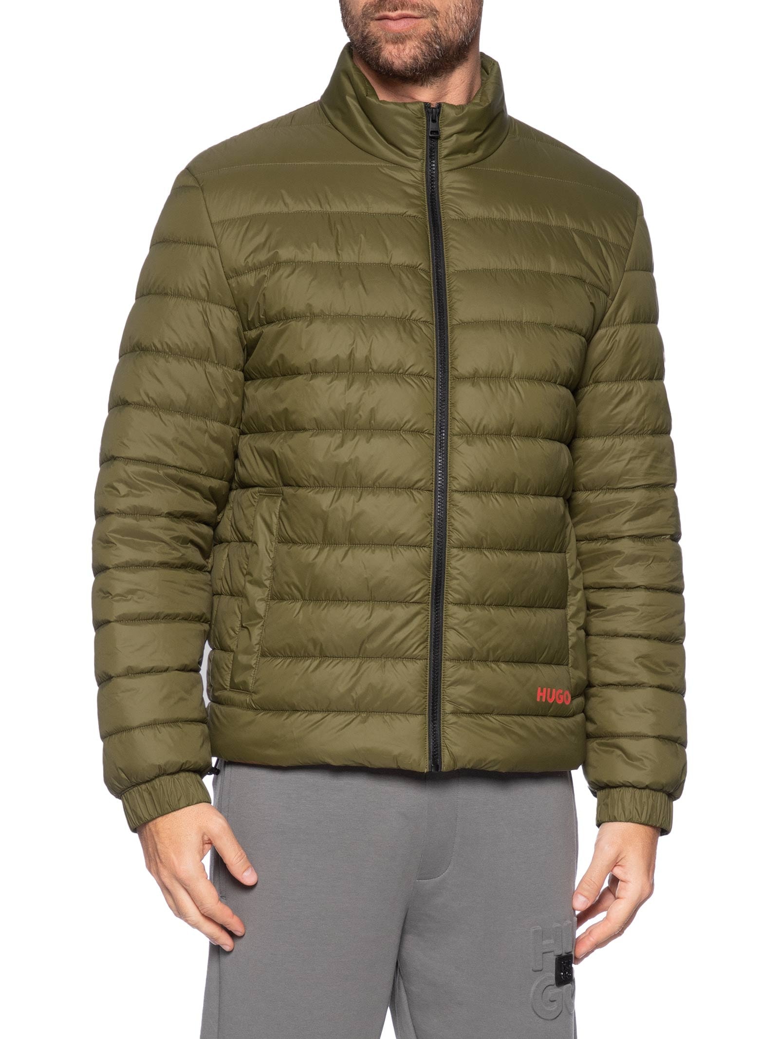 Jaqueta Puffer Masculina Brenti Verde Hugo