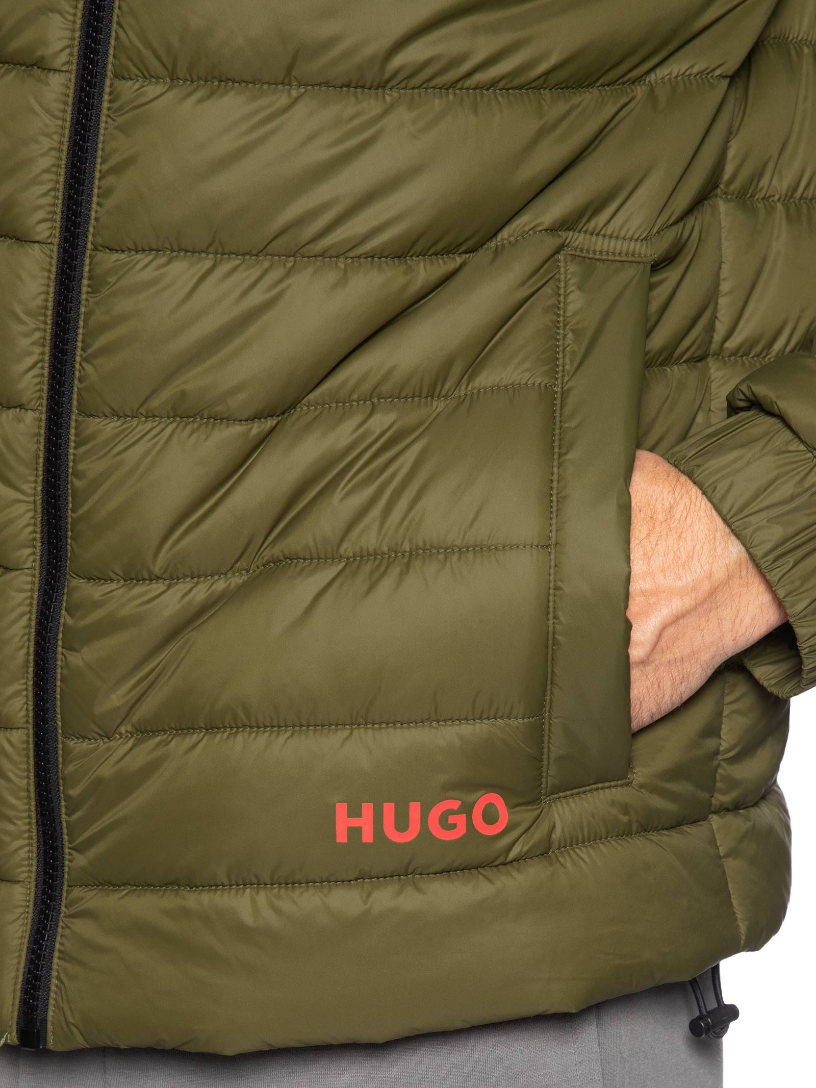 Jaqueta Puffer Masculina Brenti Verde Hugo