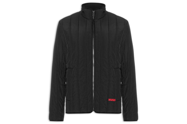 Jaqueta Puffer Masculina Logo Detail Brenoto2611 – Preto