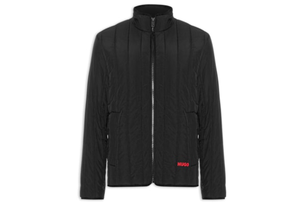 Jaqueta Puffer Masculina Logo Detail Brenoto2611 – Preto