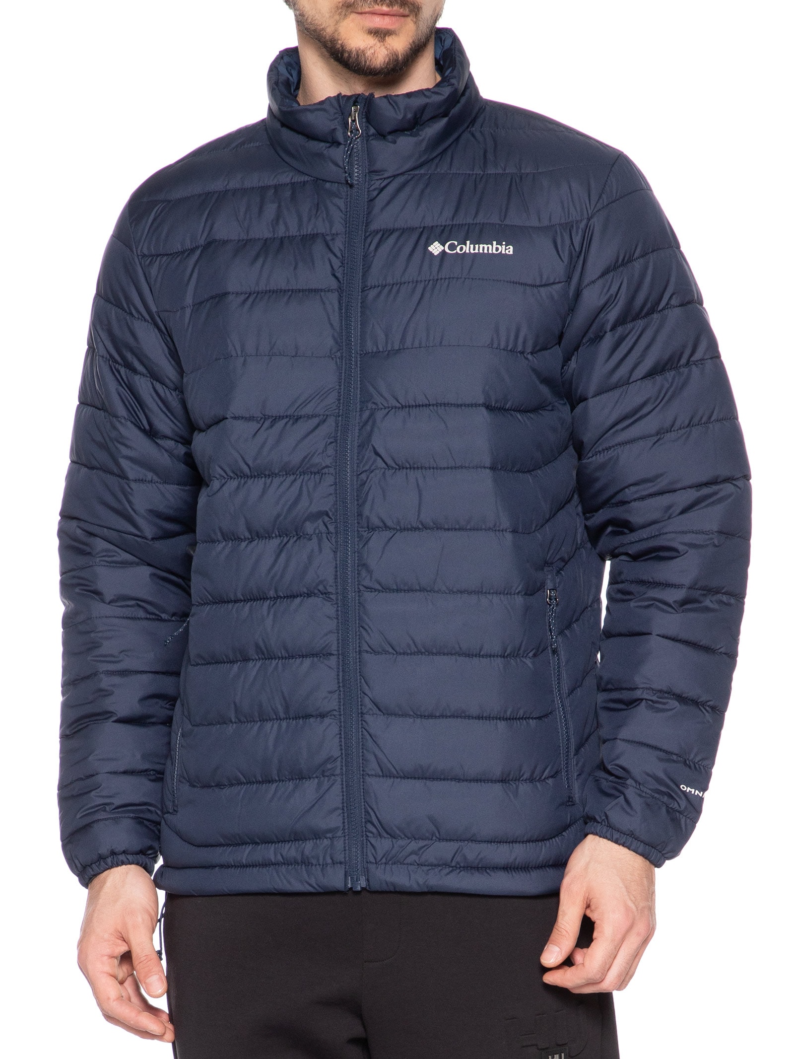 Jaqueta Puffer Masculina Powder Lite II Omni-heat Reflective Azul Columbia