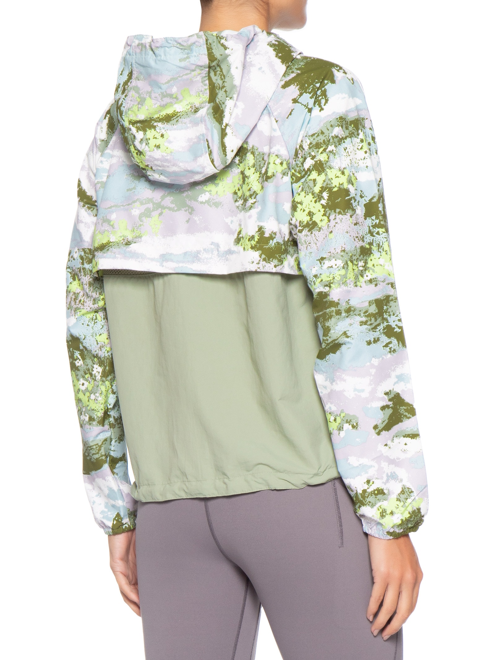 Jaqueta Spire Valley™ Printed Windbreaker – Verde Columbia