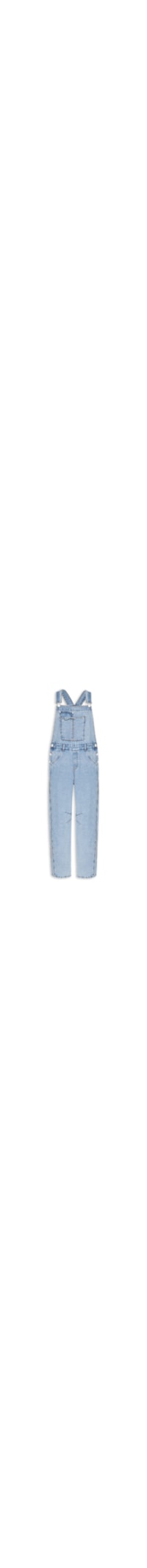 Jardineira Feminina Jeans Barrel – Azul