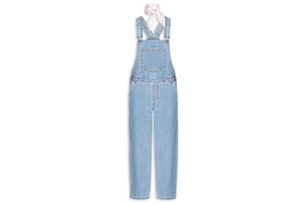 Jardineira Feminina Jeans Clássicos - Azul
