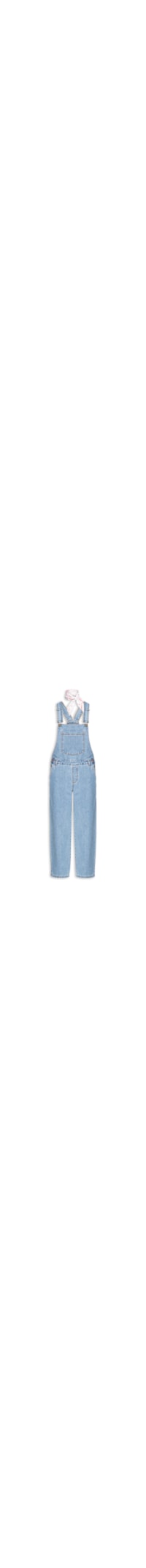 Jardineira Feminina Jeans Clássicos - Azul