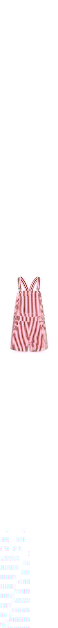 Jardineira Feminina Sarja - Vermelho