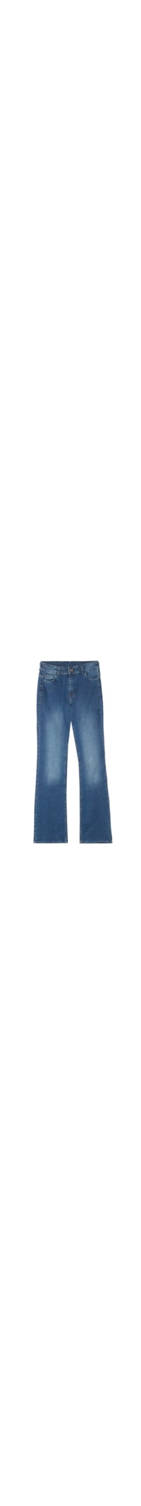 Jeans Bootcut Cintura Alta Superflex - Azul