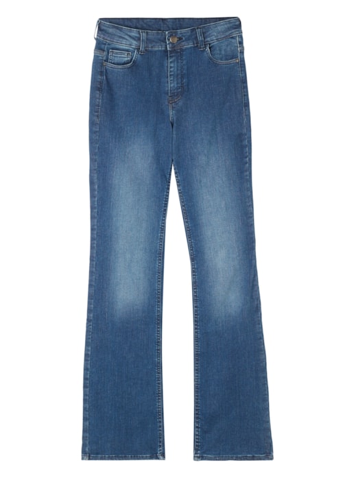 Jeans Bootcut Cintura Alta Superflex – Azul