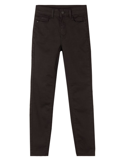 Jeans Superskinny Cintura Alta Superflex – Preto