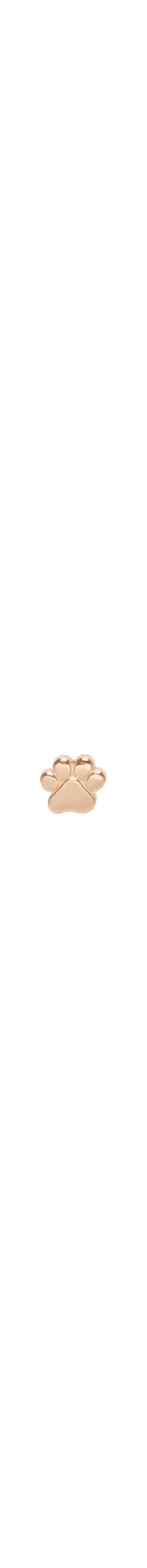 Jibbitz Feminino Gold Dog Paw - Dourado