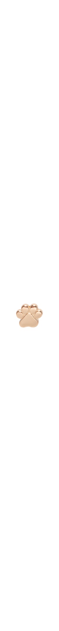 Jibbitz Feminino Gold Dog Paw - Dourado