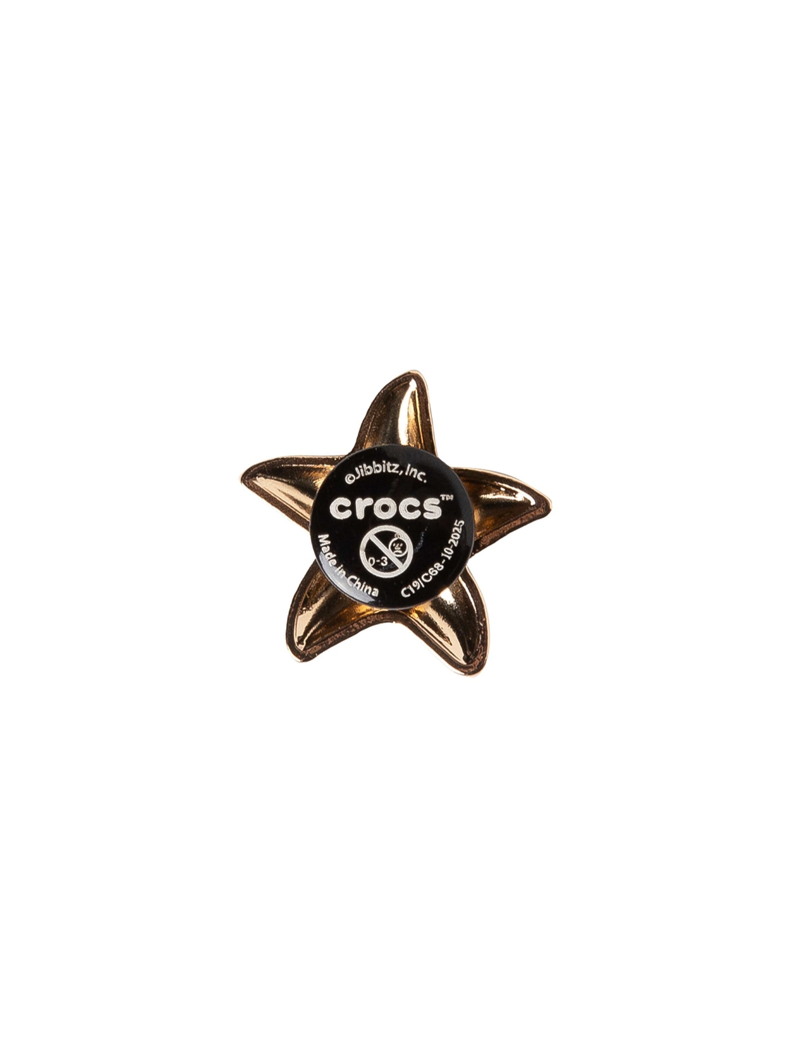 Jibbitz Feminino Gold Star Fish – Dourado Crocs