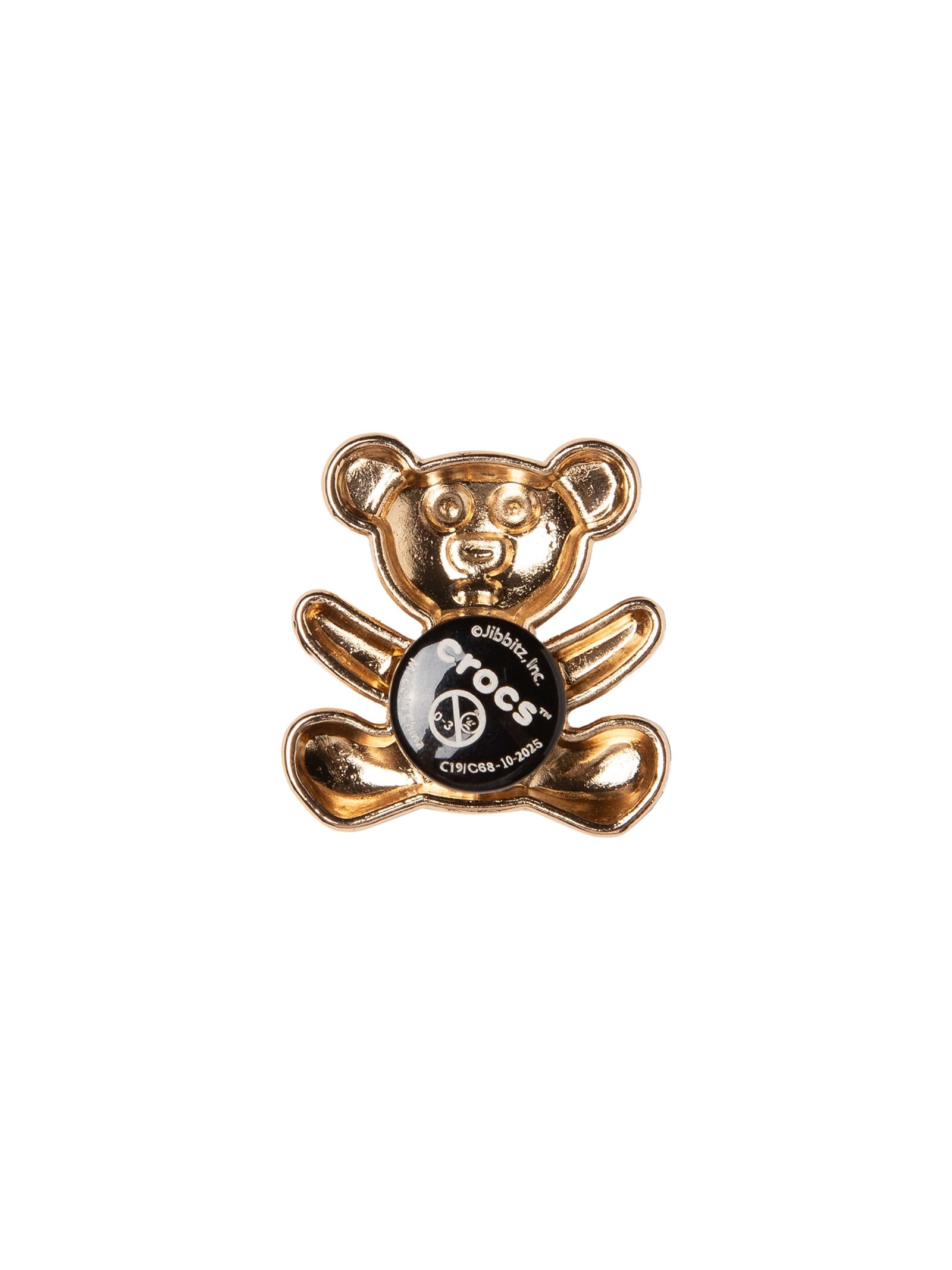 Jibbitz Feminino Gold Teddy Bear Dourado Crocs