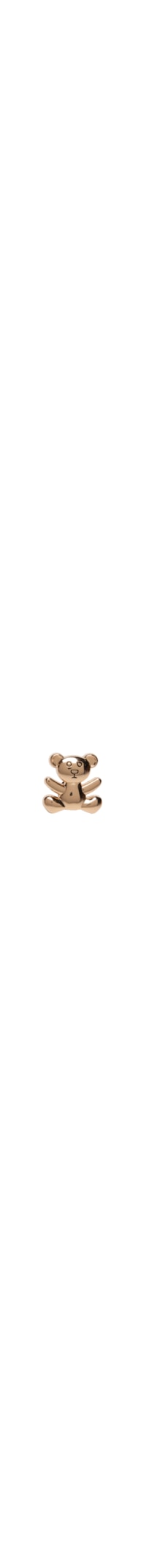 Jibbitz Feminino Gold Teddy Bear – Dourado