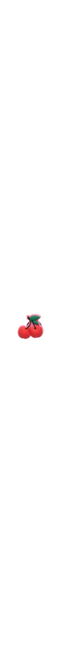 Jibbitz Feminino Tiny Cherries – Vermelho