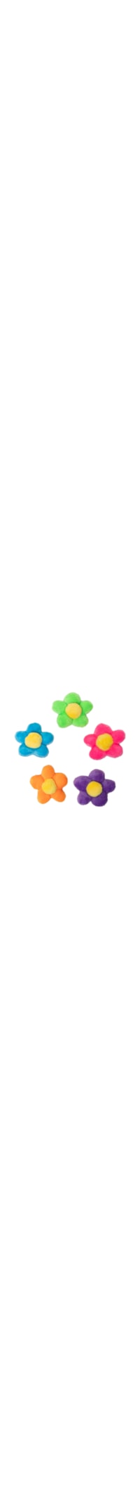 Jibbitz Plush Flower Power 5 Peças