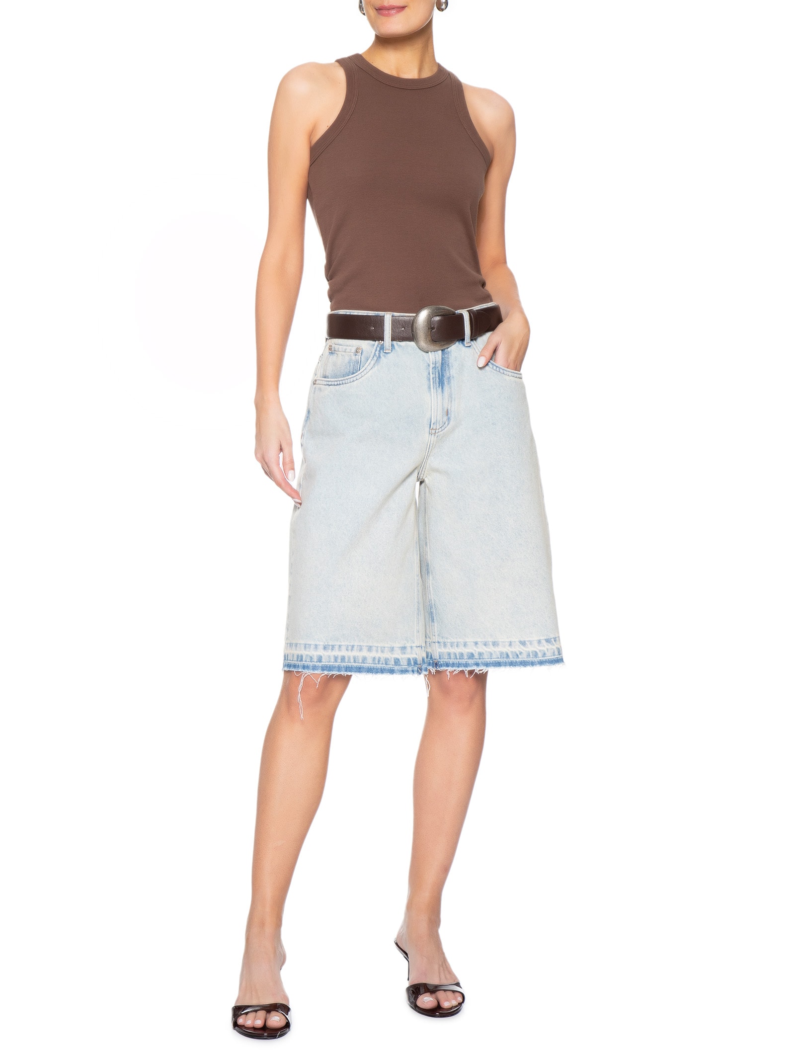 Jorts Feminino Isabel Azul P7 Jeans