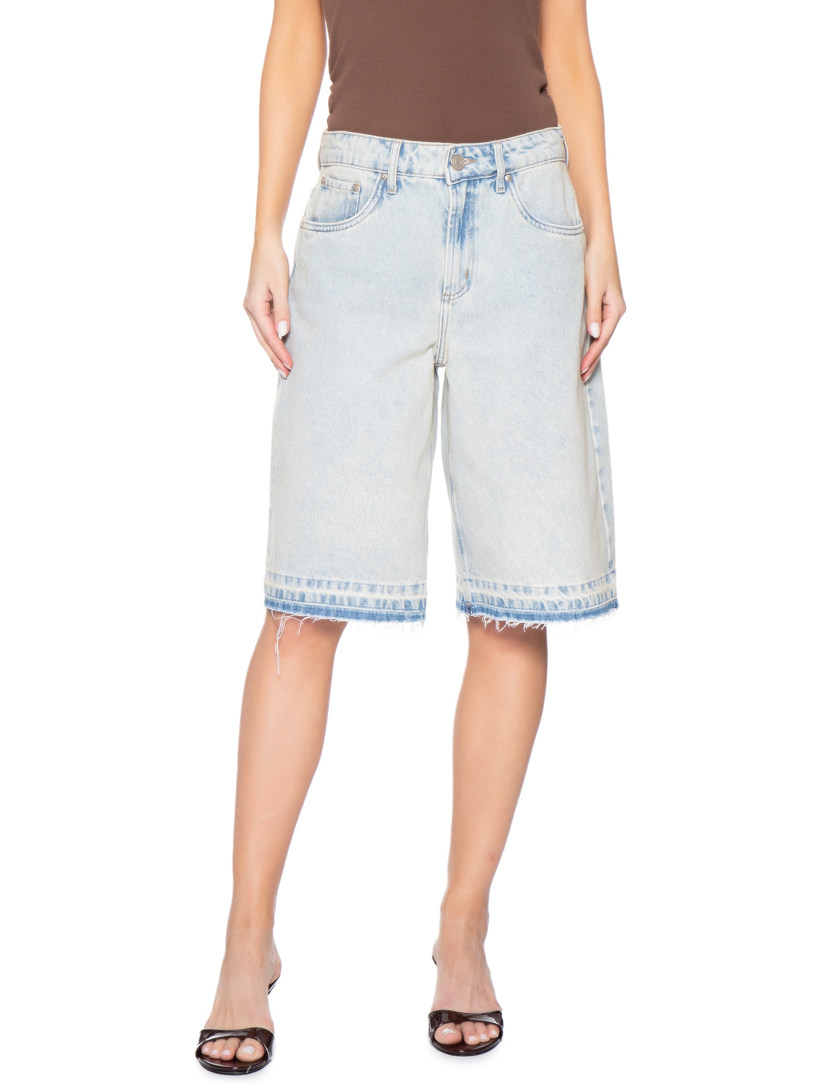 Jorts Feminino Isabel Azul P7 Jeans