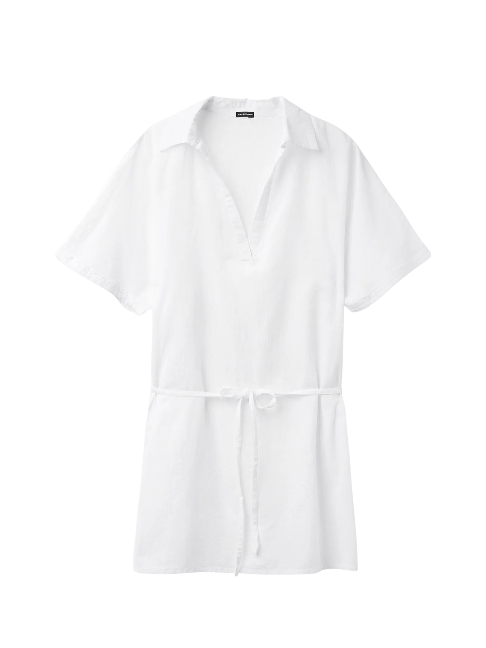 Kaftan Curto Com Cordão Ajustável Branco Calzedonia